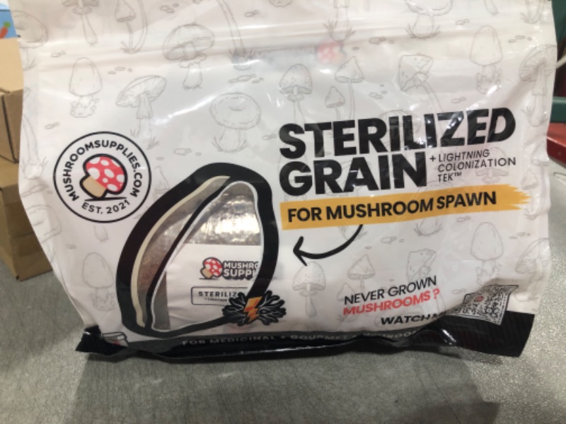 Photo 2 of Sterilized Grain Bag for Mushroom Growing | Millet Substrate | 0.2 Micron Filter Mycobag Grow Kit | Mycology Cultivation Supplies (3LB)