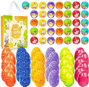Photo 1 of Aviski 36Pcs Easter Marble Eggs with Spinner Toys, 1pc Non Woven Bags for Easter Theme Party Favors, Supplies for Easter Egg Hunt, Basket Stuffers/Fillers, Classroom Prize Supplies Toddler Boys Girls