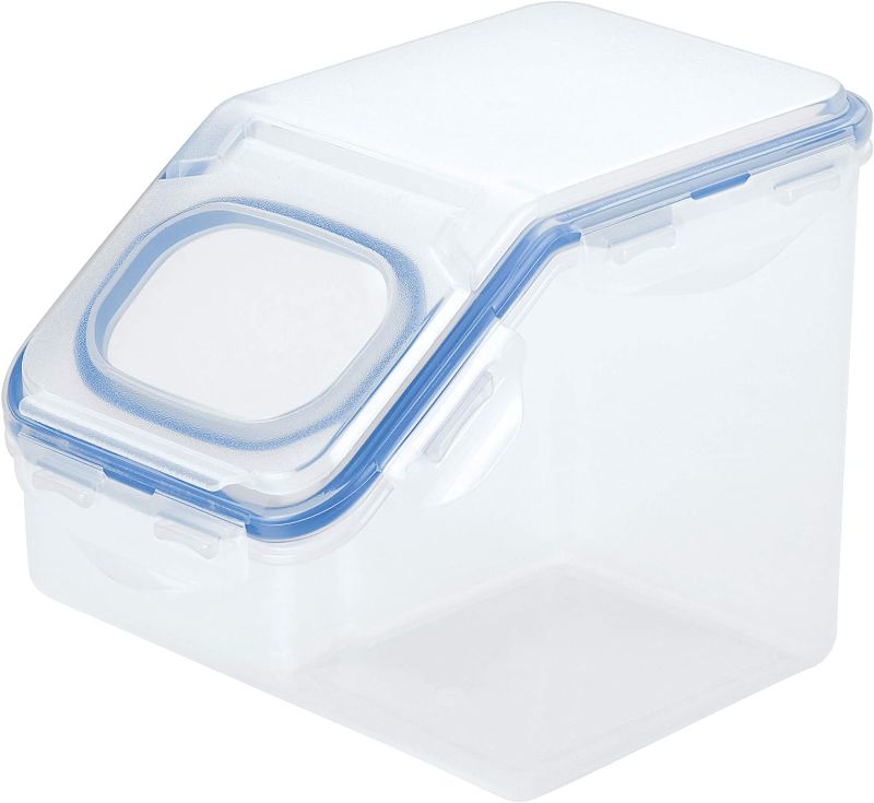 Photo 1 of LOCK & LOCK Easy Essentials Food Lids (Flip-top) / Pantry Storage Containers, BPA Free, Top-10 Cup-for Snacks, Clear