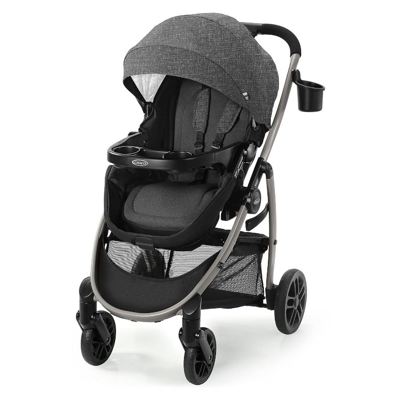 Photo 1 of FOR PARTS ONLY Graco Modes Pramette Stroller, Baby Stroller with True Pram, 3 Modes from Car Seat Carrier to Toddler Stroller, Reversible Seat, One Hand Fold, Redmond
