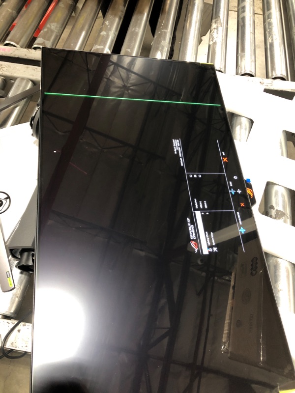Photo 3 of ASUS ROG Swift 27”1440P OLED DSC Gaming Monitor (PG27AQDM) - QHD (2560x1440), 240Hz, 0.03ms, G-SYNC Compatible, Anti-Glare Micro-Texture Coating, 99% DCI-P3, True 10-bit, DisplayPort,Black