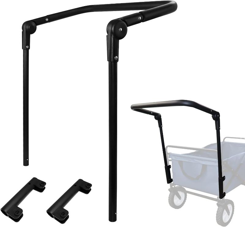 Photo 1 of VOONKE Wagon Handle,Trolley Handle for Folded Wagon with Square Frame Wagon Folding Push Handle for Camping Wagon Stroller Attachment Compatible(not Included Wagon)