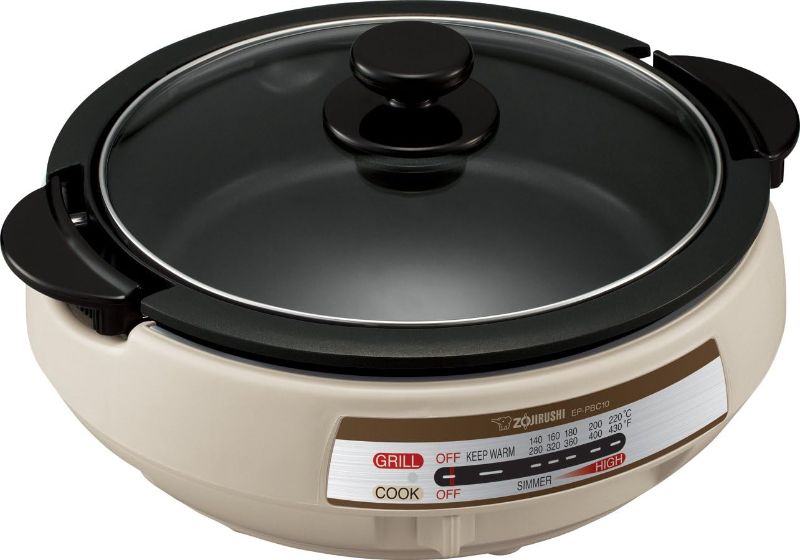 Photo 1 of Zojirushi EP-PBC10 Gourmet d'Expert Electric Skillet and Zojirushi NS-TSC10 5-1/2-Cup Micom Rice Cooker
