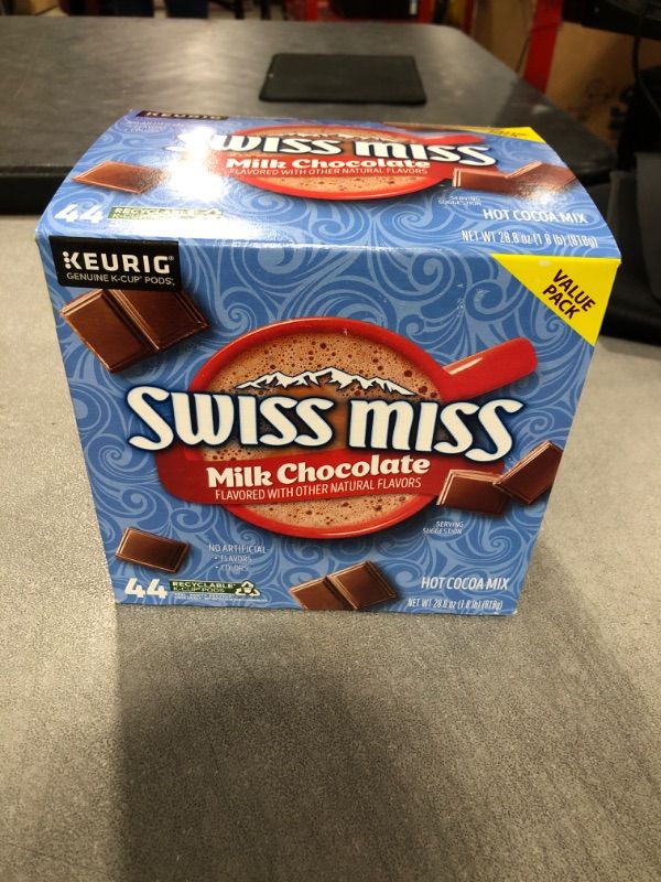 Photo 2 of Swiss Miss Milk Chocolate Hot Cocoa, Keurig Single-Serve K-Cup Pods, 44 Count Milk Chocolate 44 Count (Pack of 1)Best By May 26 2024