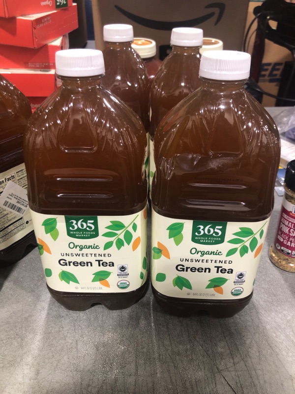 Photo 2 of 365 by Whole Foods Market, Organic Unsweetened Green Tea, 64 Fl Oz 64 Fl Oz (Pack of 2)Best May 7 2024