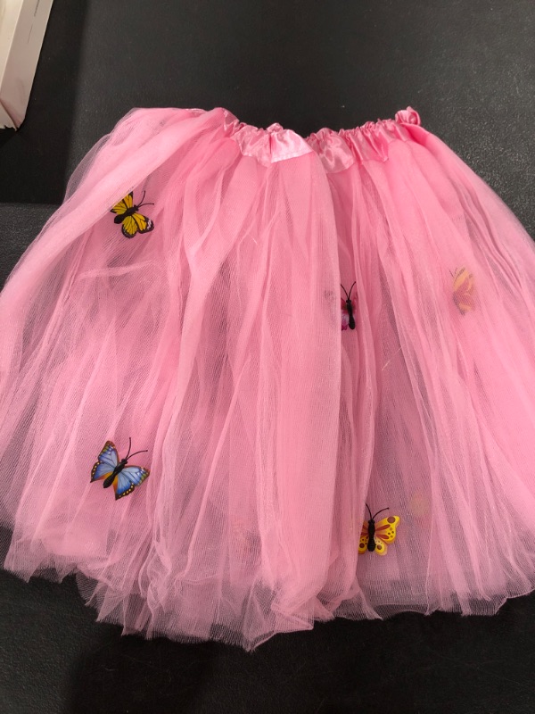 Photo 1 of DRESBE Butterfly LED Skirts Light Up Tutu Skirt Elastic Ballet Dance Tutus Party Carnival Costume for Women and Girls