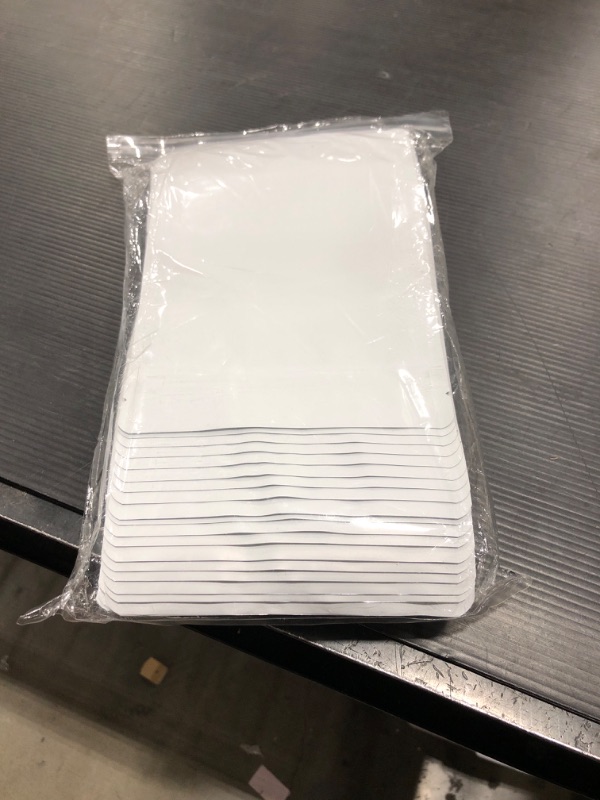 Photo 2 of 100 Pack Matte White Mylar Stand Up Bags - 5.5x7.8 Inches Resealable Smell Proof Packaging Pouch, Sealable Foil Bags for Food Storage, Sample Pouches
