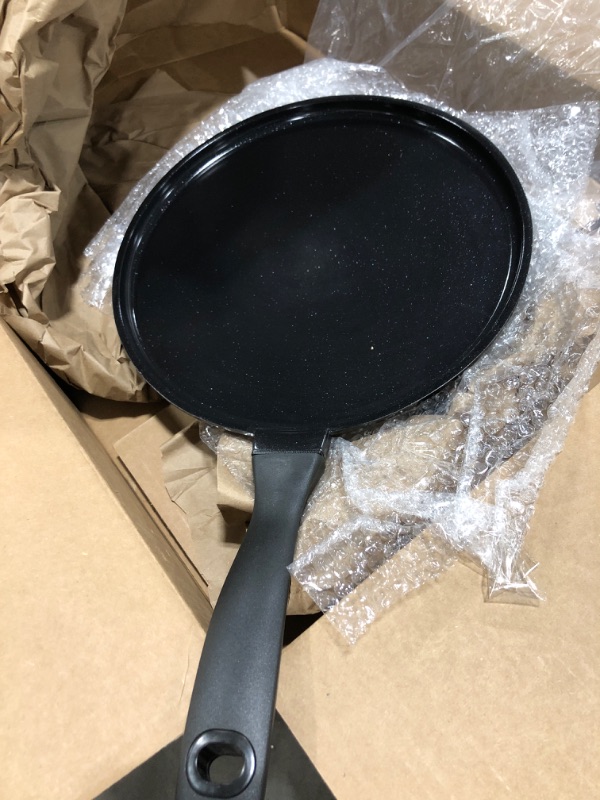 Photo 2 of ALVA Energy Non Stick Crepe Pan 11", Cast Aluminium Pancake Pan, Non Stick Frying Pan Crepe Maker, Pancake Maker, Omelet Maker, Suitable as Induction Compatible Cookware