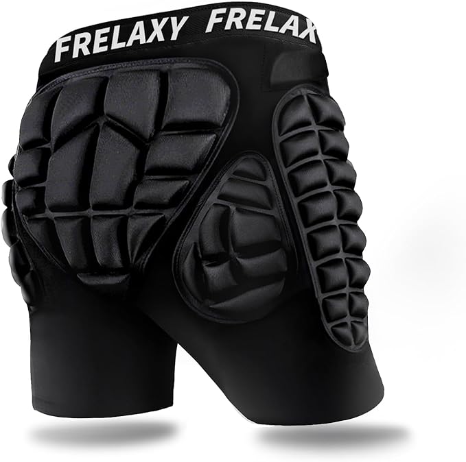 Photo 1 of L Frelaxy 3D Protective Padded Shorts for Snowboard, Skate and Ski, Snowboard Butt pad, Protection for Tailbone, Hip and Butt
