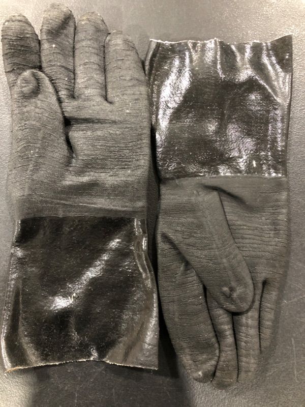 Photo 2 of 14 in. Insulated Waterproof/Oil and Heat Resistant BBQ, Smoker, Grill and Cooking Gloves (1-Pair)