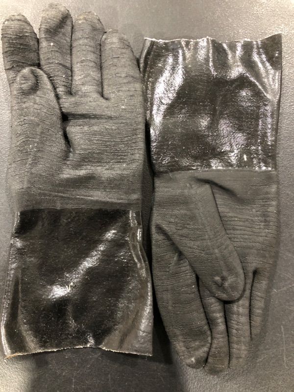 Photo 3 of 14 in. Insulated Waterproof/Oil and Heat Resistant BBQ, Smoker, Grill and Cooking Gloves (1-Pair)