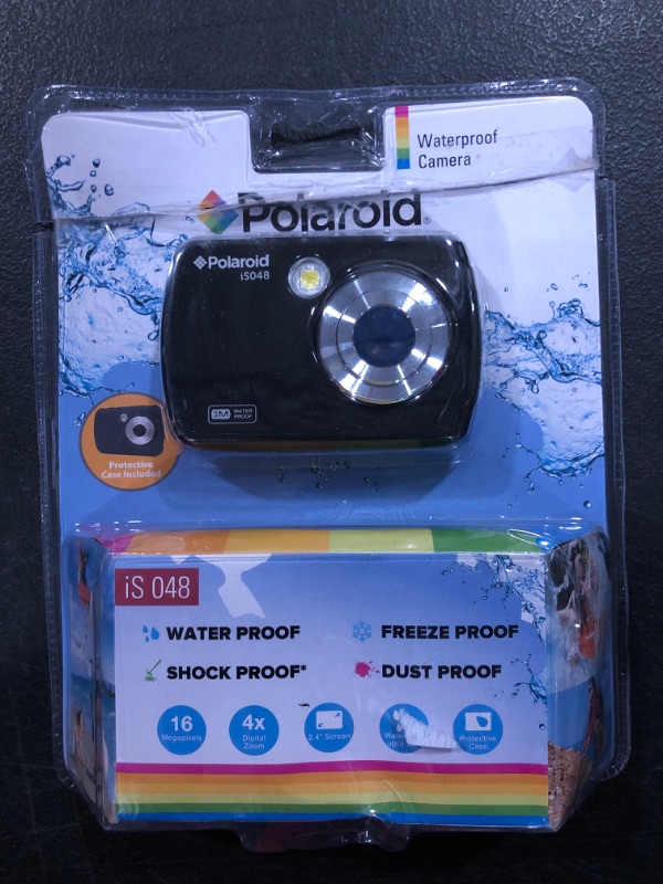 Photo 2 of Polaroid IS048 Digital Camera - Small Lightweight Waterproof Instant Sharing 16 MP Digital Portable Handheld Action Camera (Black)