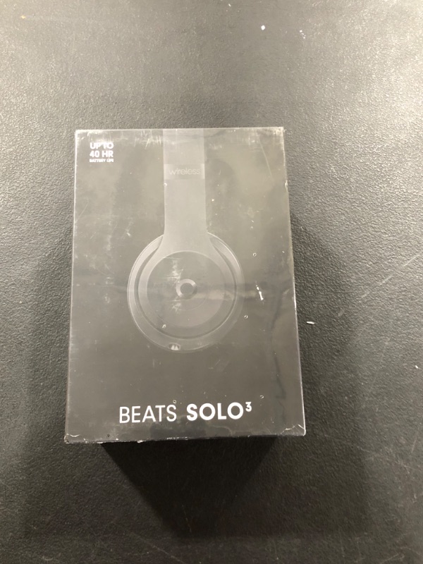 Photo 2 of Beats Solo3 Wireless On-Ear Headphones - Apple W1 Headphone Chip, Class 1 Bluetooth, 40 Hours of Listening Time, Built-in Microphone - Black (Latest Model)