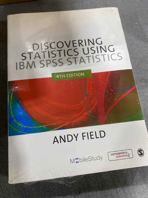 Photo 2 of Discovering Statistics Using IBM SPSS Statistics, 4th Edition