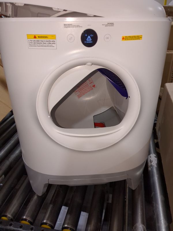 Photo 1 of PETKIT Pura X Self-Cleaning Cat Litter Box, No Scooping Automatic Cat Litter Box fr Multiple Cats, xSecure/Odor Removal/APP Control Automatic Cat Littler Box with Mat