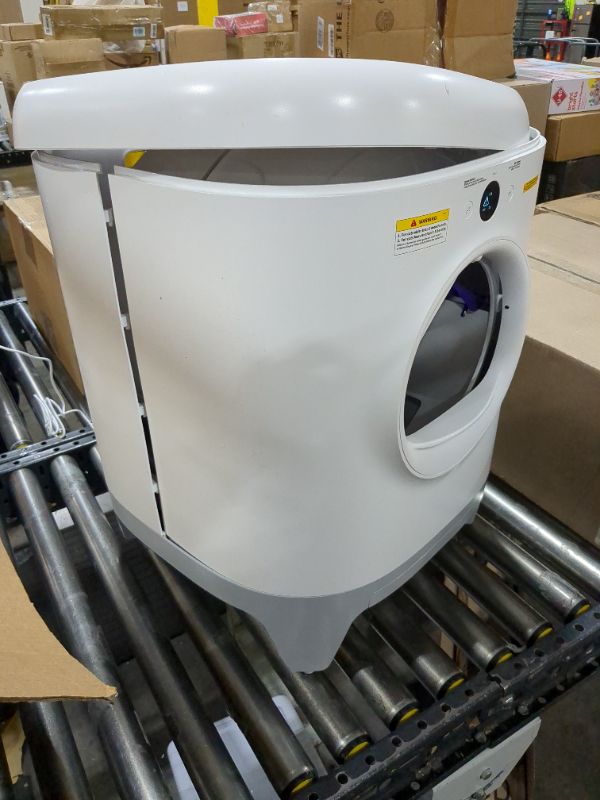 Photo 1 of PETKIT Pura X Self-Cleaning Cat Litter Box, No Scooping Automatic Cat Litter Box fr Multiple Cats, xSecure/Odor Removal/APP Control Automatic Cat Littler Box with Mat