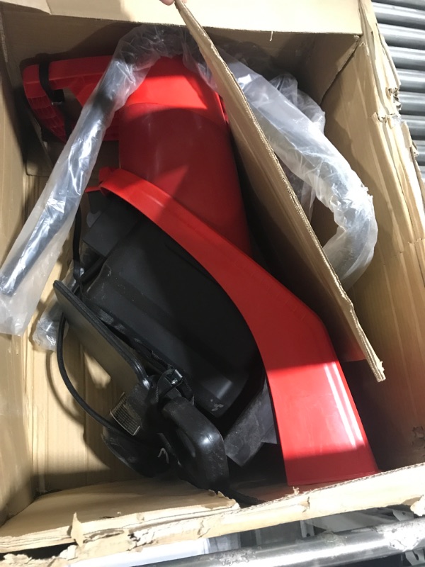 Photo 2 of 1.5 in. 15 Amp Electric Wood Chipper/Shredder, Red
