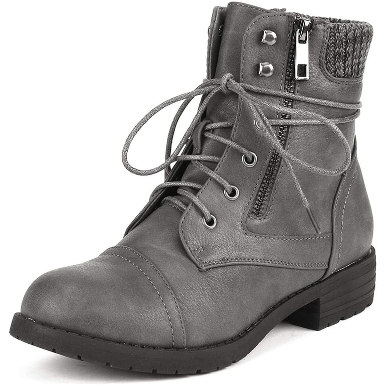 Photo 1 of Dream Pairs Women's Fashion Winter Riding Boots Lace Up (Size 9.5)