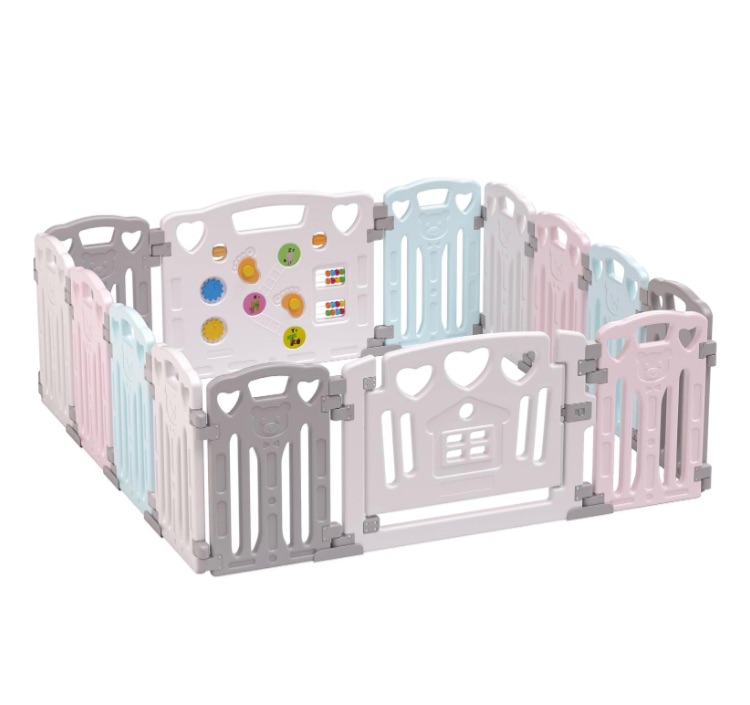 Photo 1 of Baby Playpen Kids Activity Centre Safety Play Yard Home Indoor Outdoor New Pen (multicolour)
