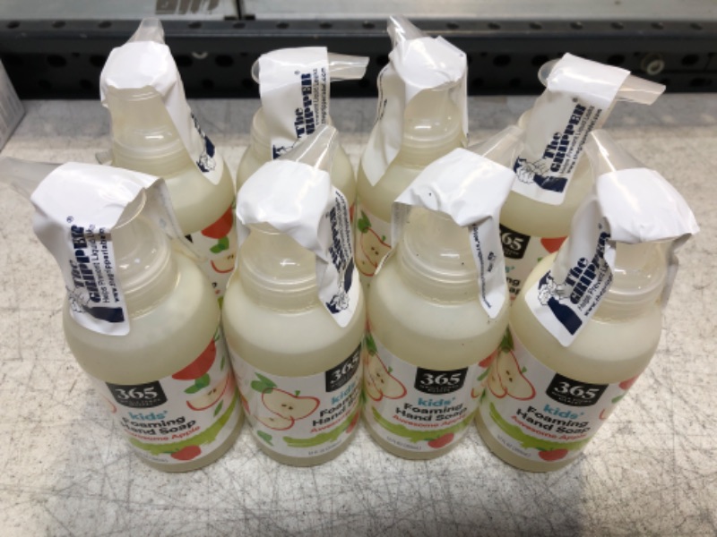 Photo 2 of +++BUNDLE OF 8+++ 365 by Whole Foods Market, Awesome Apple Kids Foaming Hand Soap, 12 Fl Oz