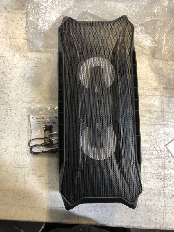 Photo 1 of Cobaltx Rumble High Fidelity LED Light Wireless Tailgate Speaker
