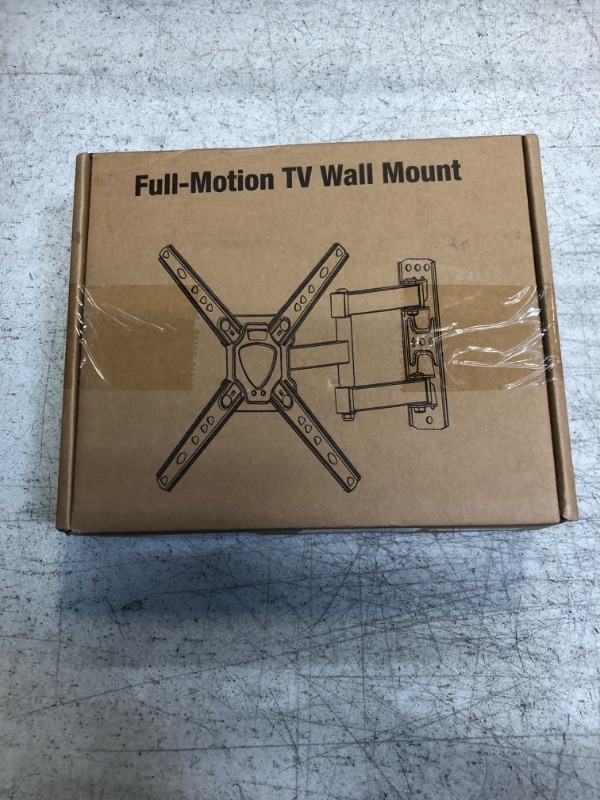 Photo 3 of MOUNTUP Full Motion TV Wall Mount for Most 26-50 Inch TVs, Max VESA 300x300mm Wall Mount TV Bracket with Swivel Tilting Extension Level Adjustment for LED LCD Flat Curved TVs MU0018