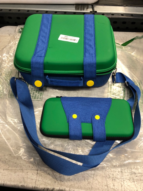 Photo 1 of 2 Pack Nintendo Switch Luigi Carrying Case 
