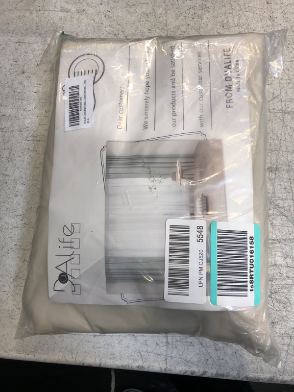View 2 of DUALIFE Cream Blackout Curtains 90 Inch Long 2 Panels Set Back Tab Loop Rod Pocket Thermal Insulated Room Darkening Curtains for Living Room 52 x 90 Inch 52"W x 90"L Cream Beige
