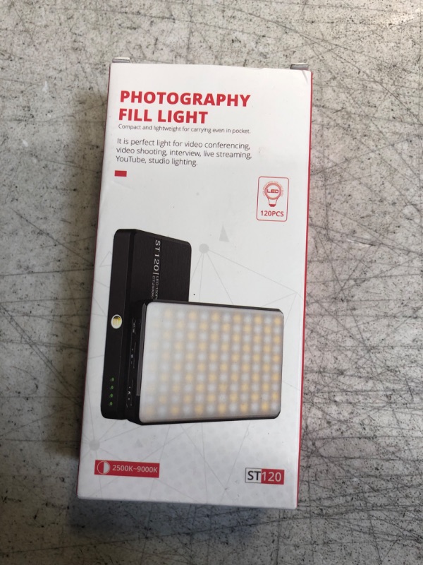 Photo 1 of Meixitoy 120 LED Phone Light, Selfie Light, 5000Mah Rechargeable Clip Video Light, Adjusted 3 Light Modes, for Phone, Camera, Laptop, iPad, Light for Phone for Selfie, Video Conference, TikTok, Vlog
