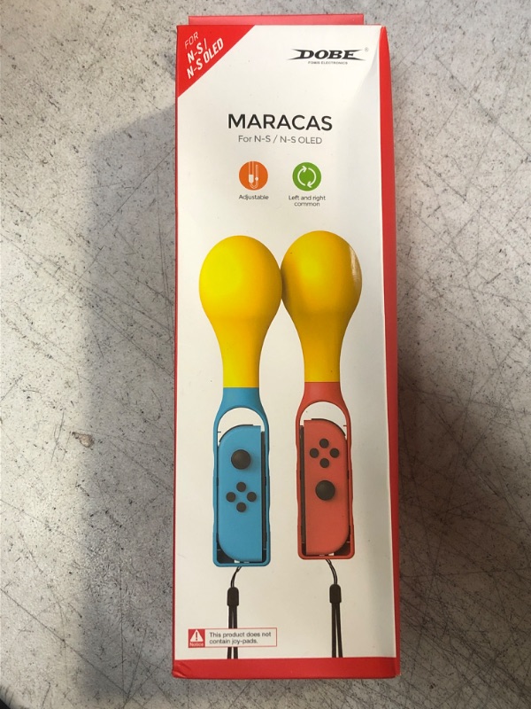 Photo 1 of Game Sand Hammer Hand Grip for Switch/Switch OLED, Switch Left and Right Sand Hammer Grip with Wrist Strap Switch OLED Sport Game Accessories