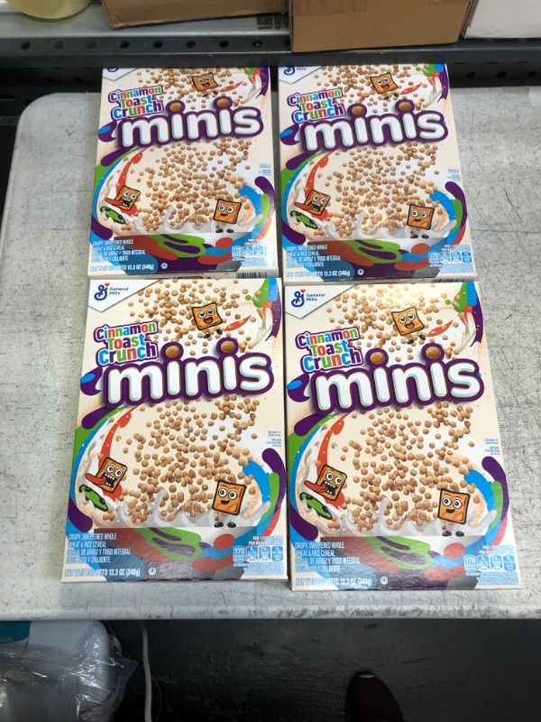 Photo 2 of +++BUNDLE OF 4+++ Cinnamon Toast Crunch Minis Breakfast Cereal, 12.3 OZ