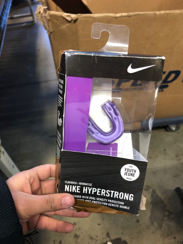 Photo 2 of Youth Nike Purple Logo Gear Flavor Mouth Guard
