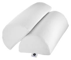 Photo 1 of white wedge pillows 4pack half moon