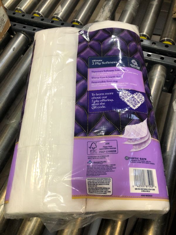 Photo 2 of QUILTED NORTHERN ULTRA PLUSH® TOILET PAPER, 8 MEGA ROLLS