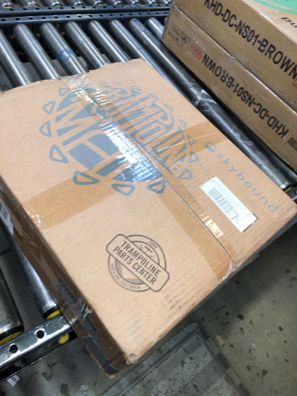 Photo 1 of Replacement Trampoline Safety Net Enclosure - for 12ft 14ft 15ft Skywalker, Bounce Pro, AirZone, JumpZone, Walmart, and Many More - Breathable, Tear and Weather-Resistant 15ft Frame / 8 Poles Straight-Curved Poles