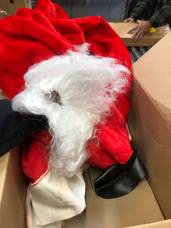 Photo 1 of Morph Santa Claus Costume for Men, Santa Costume for Men, Santa Suit Adults Men, Mens Santa Costume, Santa Jacket Men Standard Deluxe