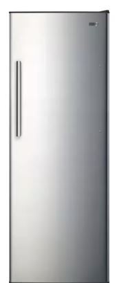Photo 1 of 11 cu. ft. Convertible Auto Defrost Garage Ready Upright Freezer/Refrigerator in Stainless Steel, Energy Star
