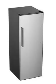 Photo 1 of 11 cu. ft. Convertible Auto Defrost Garage Ready Upright Freezer/Refrigerator in Stainless Steel, Energy Star
