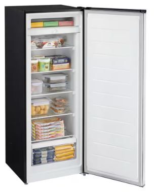 Photo 2 of 7 cu. ft. Convertible Upright Freezer/Refrigerator in Stainless Steel Garage Ready
