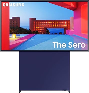 Photo 1 of SAMSUNG 43" Class The Sero QLED LS05 Series TV - 4K UHD Quantum HDR Smart TV with Alexa Built-in (QN43LS05TAFXZA, 2020 Model)
