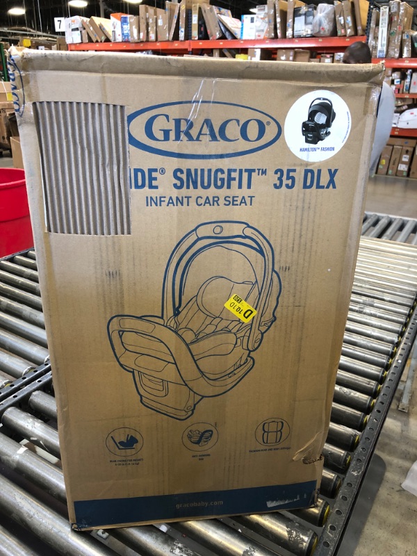 Photo 4 of Graco® SnugRide® SnugFit 35 DLX Infant Car Seat, Maison
