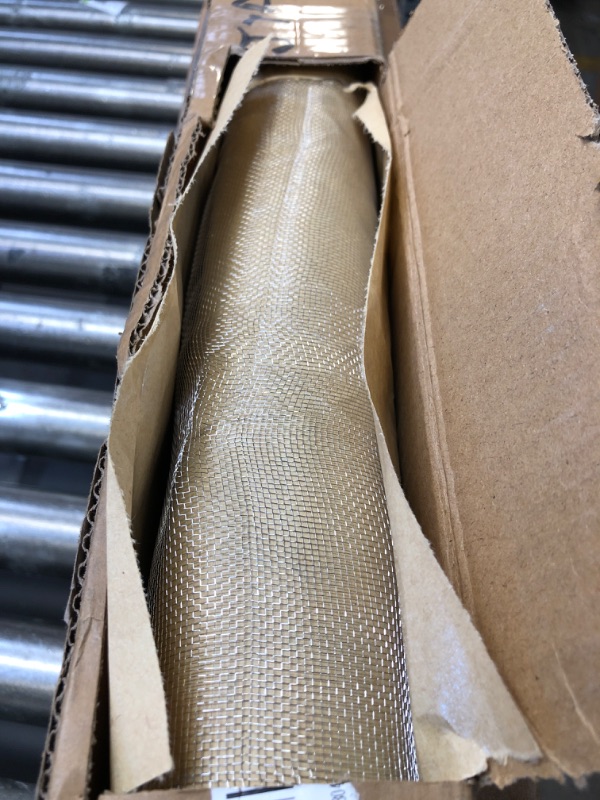 Photo 1 of 304 Stainless Steel Mesh Window Screen Roll 47" x 200" with Stab Resistant Gloves, Pet Proof Window Screen Replacement, Durable Wire Mesh Screen for Home and Office (47" x 200")