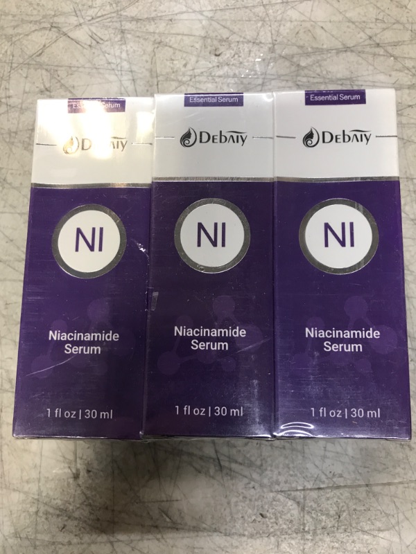 Photo 2 of 3 Pack Niacinamide Serum with Ceramide for Face Moisturizing Inhibits Melanin & Restore Skin Natural, Anti-Aging and Shrinks Pores (1Fl.Oz / 30ml)