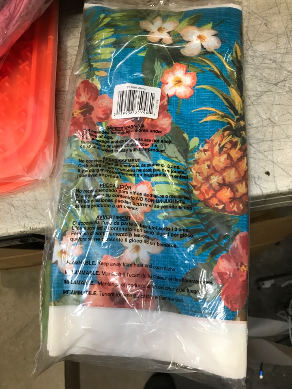 Photo 2 of Aloha Plastic Tablecloth