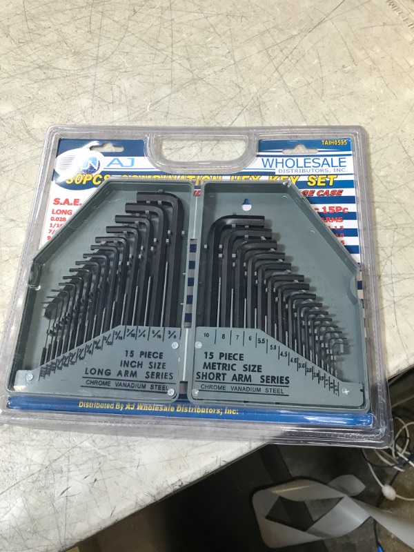 Photo 2 of 30 Pc Allen Wrench Set- SAE/ MM