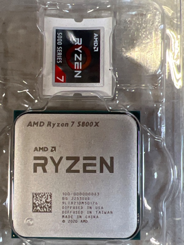 Photo 2 of AMD Ryzen 7 5800X 8-core, 16-Thread Unlocked Desktop Processor