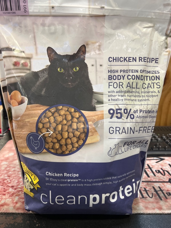 Photo 2 of Dr. Elsey's Cleanprotein Chicken Formula Dry Cat Food, 6.6 Lb  exp  03-09-2024