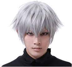 Photo 1 of  Cosplay Party Costume Wig (silver gray)