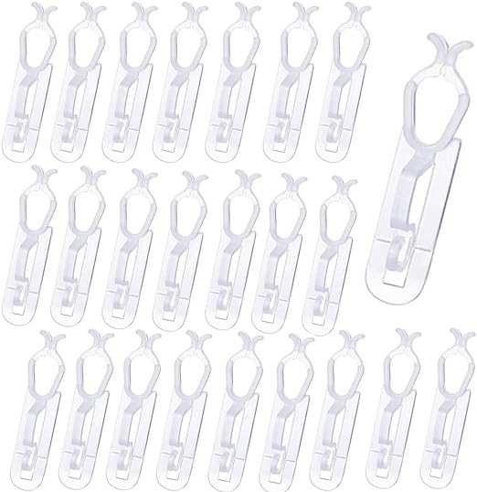 Photo 1 of  Christmas Light Clip Hooks, Christmas Gutter Clips Shingle Clip Plastic Christmas Light Hangers All Purpose Gutter Hooks Compatible with C9, C7, C6 and Mini Lights