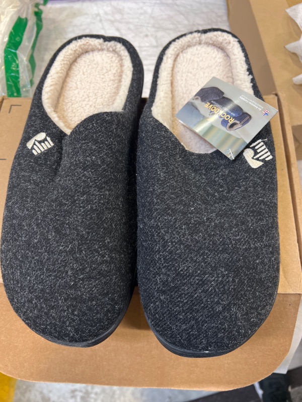 Photo 1 of 13/14 Faux Sherpa Lined  Slippers, Slip on Warm House Shoes